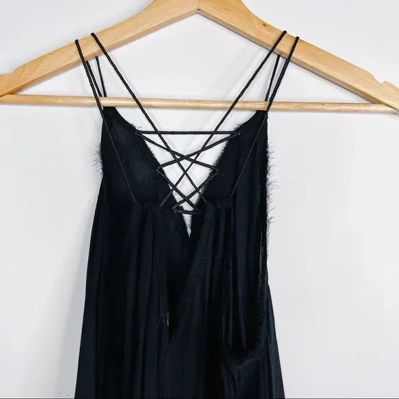 Free People Wicked Spell Dress or Tunic Top Black - Picture 7 of 10